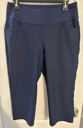 PUMA Enjoy Golf Powershape Pants Women's Large Navy UPF 50+ Stretch  Pull-On