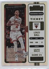 2022-23 Panini Contenders Conference Finals Ticket 26/75 Lonzo Ball #34 1c0s