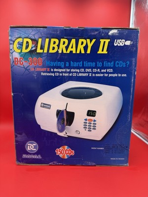BRAND NEW Dacal DC-300 CD Library II 150 CD/DVD Storage + Key