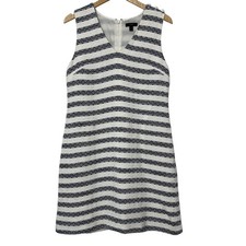 J Crew Womens Tweed Dress Size 8 Sleeveless with Button Detail Fall Casual