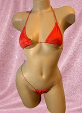 Exotic Dancewear Rave Wear Stripper Clothes Two Piece Bikini String Bikini