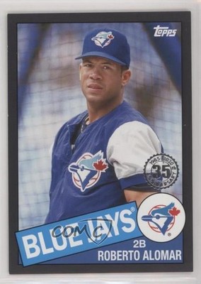 2020 Topps 1985 Baseball Series 2 Black 93/299 Roberto Alomar #85TB-48 HOF 04br