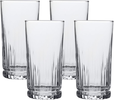 Aniston Drinking Glasses (4-Pieces, 15-Ounce, Dishwasher Safe)