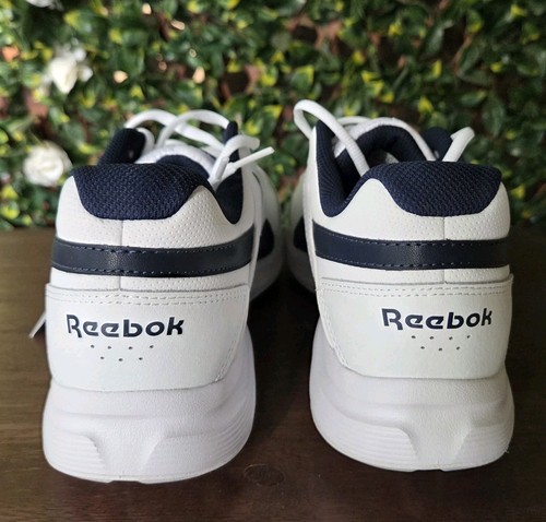 Zapatos Reebok Walk Ultra 7 DMX Max Blanco Azul Marino EE. UU. Para hombres Talla 10 EU 43 NUEVOS CON ETIQUETAS - Imagen 6 de 13