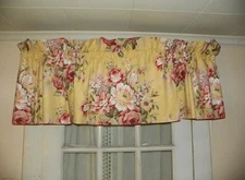 2 NEW RALPH LAUREN-SOPHIE BROOKE STRAIGHT VALANCE-SELF LINED-COTTON Ea/17 x 82