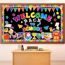 Welcome Back to School Bulletin Board 87PCS, Bulletin Board Kits for Elementa