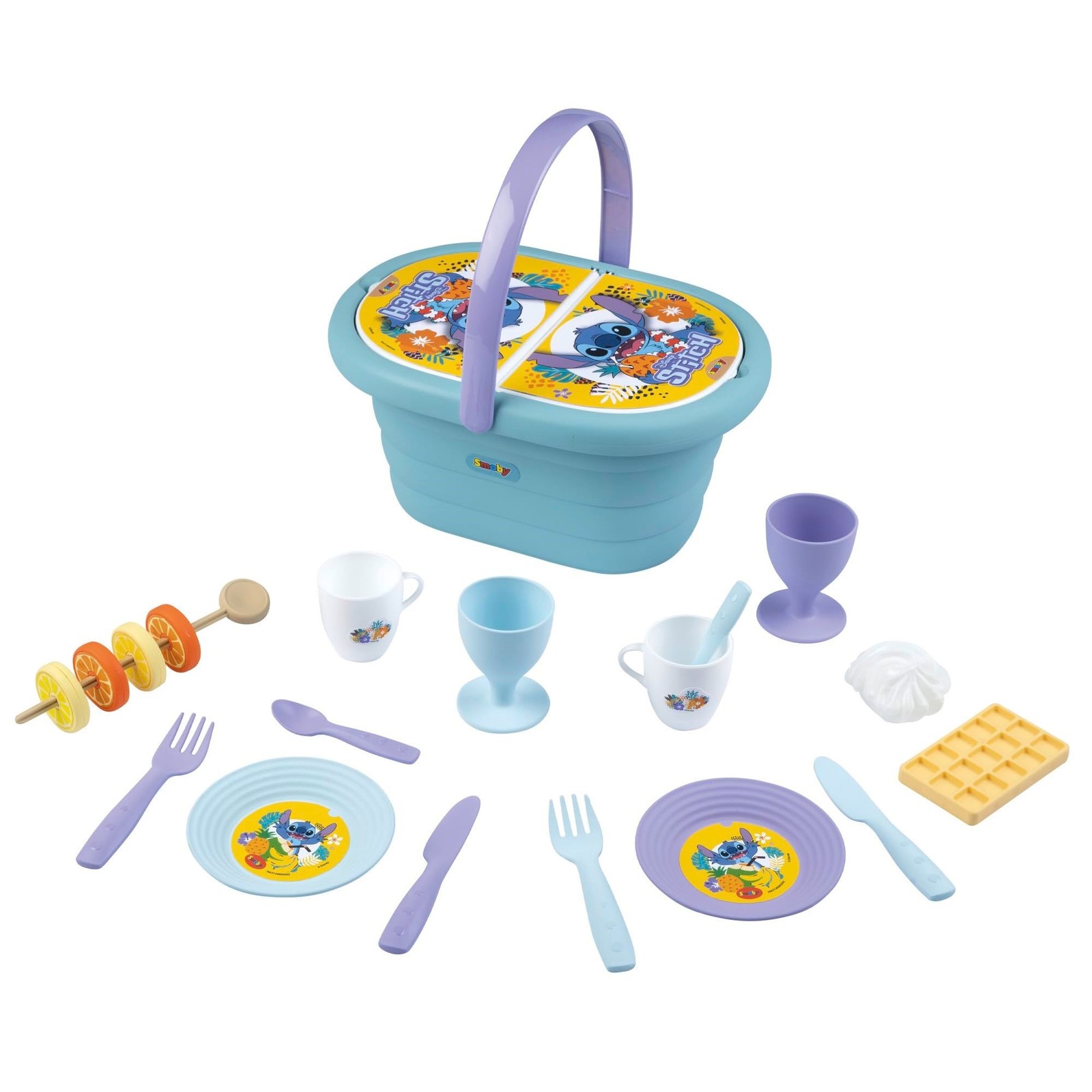 Smoby Blu/Multicolore Stitch Picknickkorb - Immagine 2