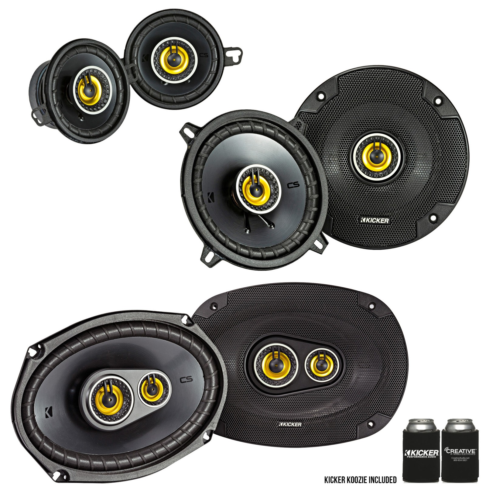 Kicker for Dodge Ram Truck 2002-2011 CS 6x9" 3 Way CS 5.25" 