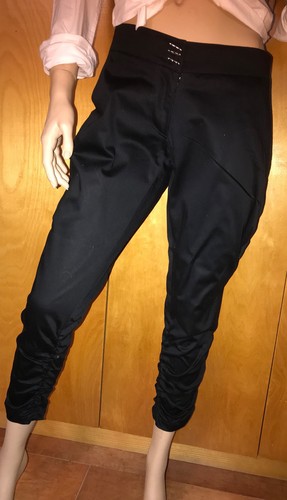 ARMANI JEANS PANTALONI NERI DONNA, NUOVI TAGLIA S CON ETICHETTA  CAVALLERIZZA | eBay