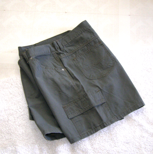 Pantalones cortos/pantalones cortos de tiro medio RIDERS by LEE de algodón verde para mujer 16 - Imagen 2 de 8