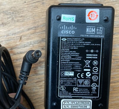 Cisco Polycom ADP-19FB CP-7936 CP7936 IP Telefon Konferenz Netzteil Adapter