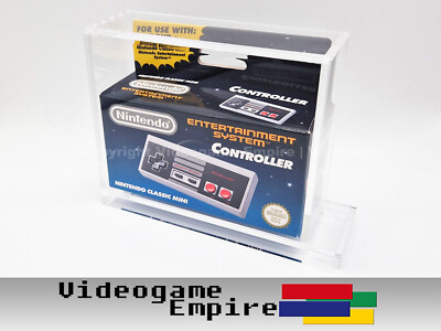 1x ACRYL BOX CASE (UV) für [CONTROLLER] für NES Mini Nintendo Classic OVP Hülle