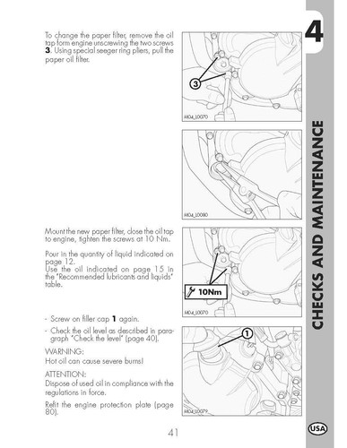 Beta Owners Manual Guide Book 2020 RR-S 350, 390, 430 & 500 EFI 4 STROKE - Picture 5 of 12