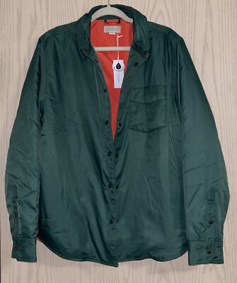 Retail $298 - Outerknown - Evolution ECONYL Shirt Jacket - Green Men s M