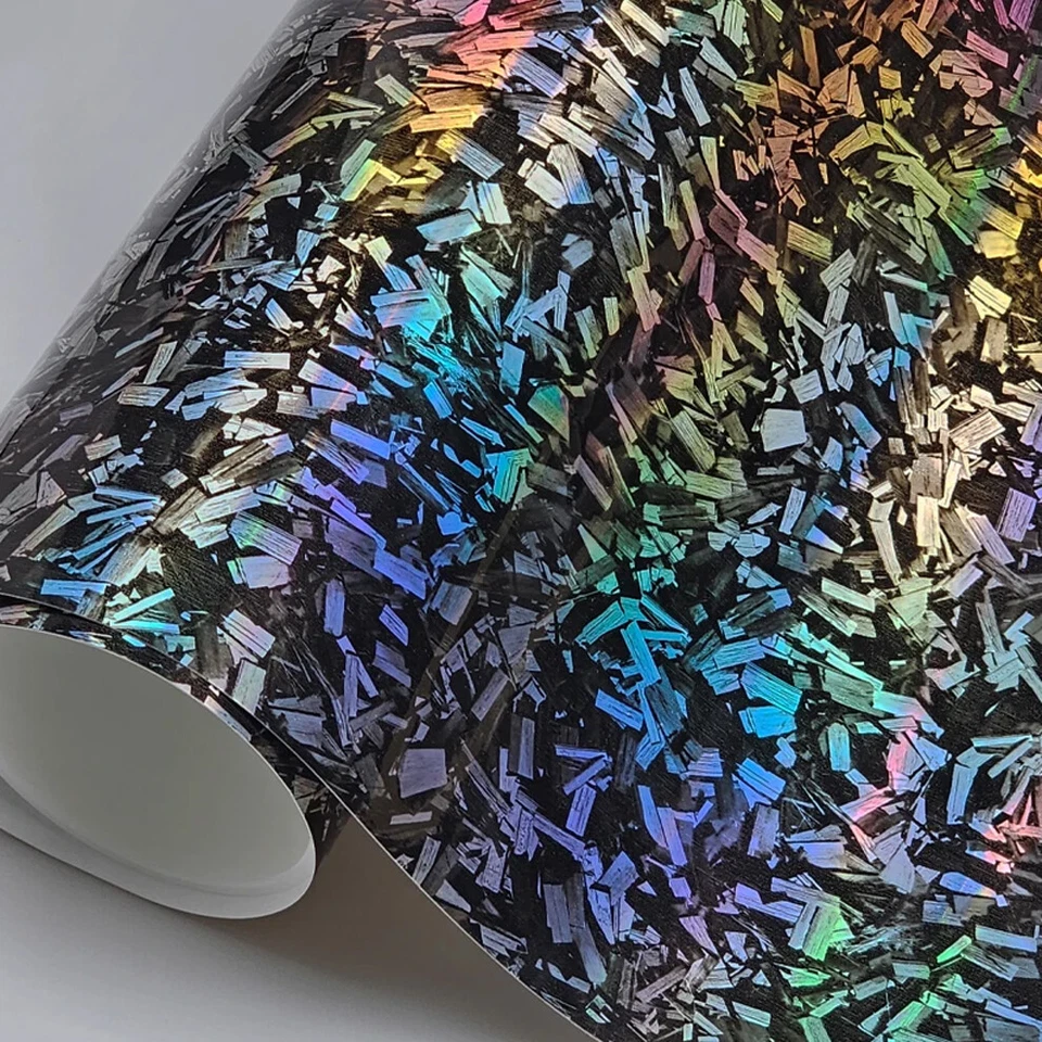 20cm*152cm Sticker Glossy Muticolor Car Body Films Carbon Fiber Vinyl Wrapping - Изображение 4 из 4