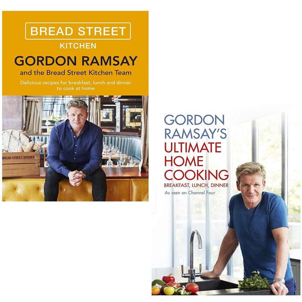 Gordon Ramsay Collection 2 Books Set Bread Street Kitchen,Ultimate Home Cooking