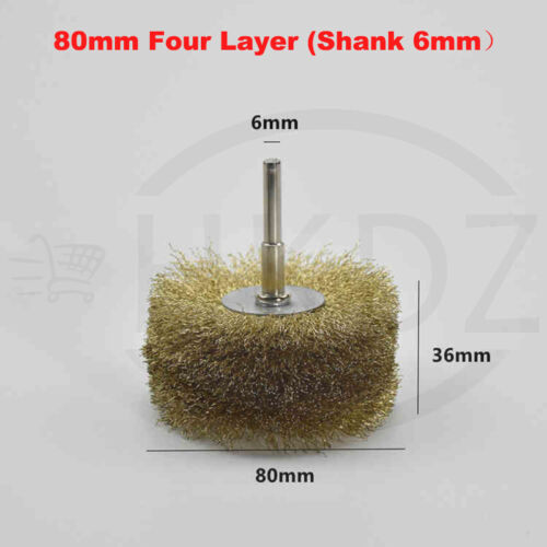Drahtbürsten Messing Rundbürste Scheibenbürste Messingbürste 3mm 6mm Schaft - Bild 67 von 75