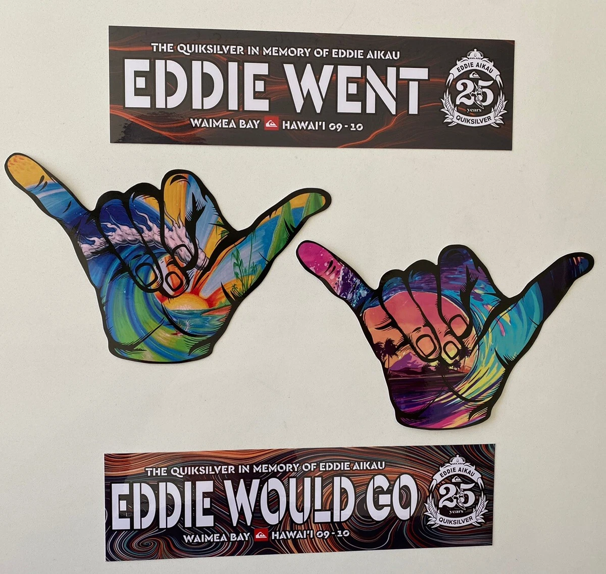 Eddie Would Go Sticker for sale - eBay