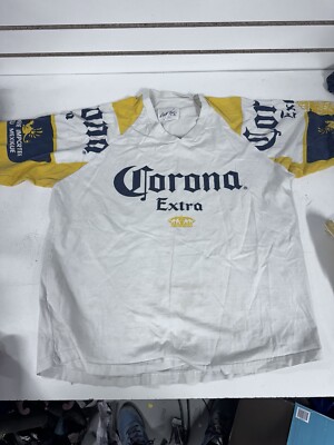 Y2K Corona Extra Vintage Calhoun Adult Shirt XL Short Sleeve Relaxed Fit BEER BH