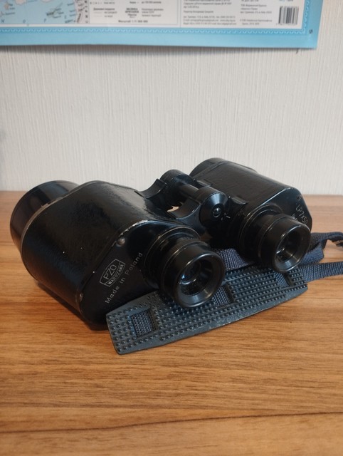 Polish PZO WARSZAWA LP 7x50 binoculars, Polish Navy (Marynarka Wojenna) (sold)