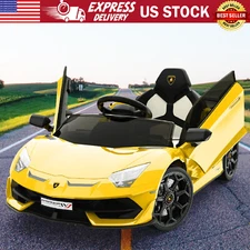 12V Kids Licensed Lamborghini Electric Vehicles Car Ride On Car Toy w/Remote New