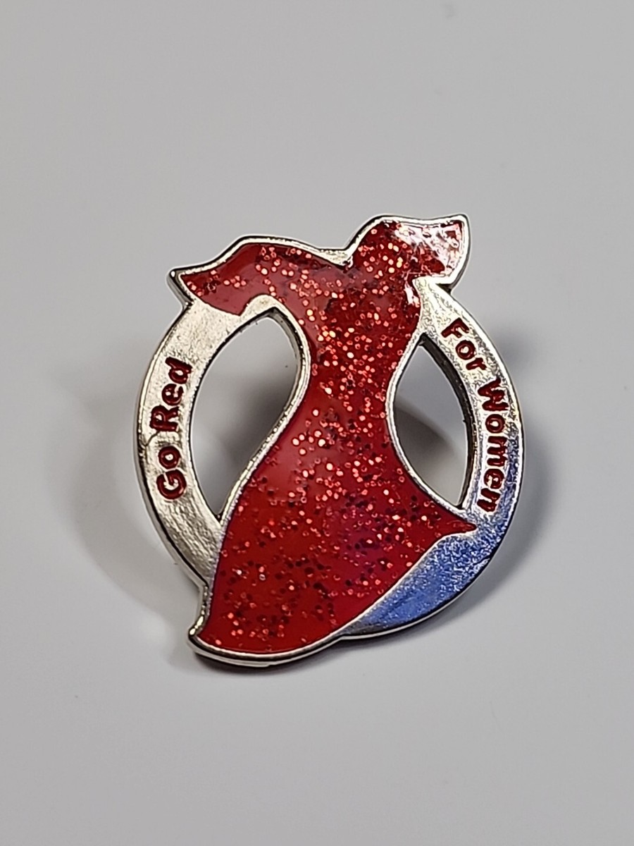 go red dress pins Go Red for Women Wear Red and Give