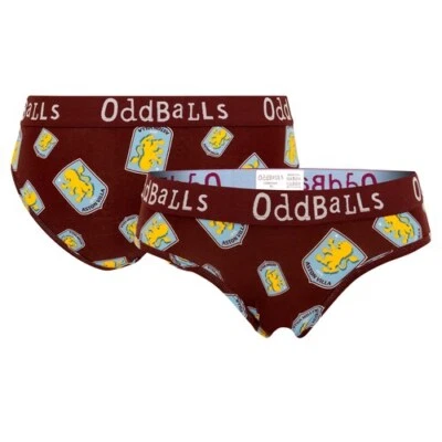 Aston Villa Fanatics Football Underwear Briefs Women's Maroon