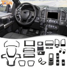 Full Set Interior Decoration Trim Cover Kits For Ford F150 F250 F350 2015-2020 Full Set Interior Decoration Trim Cover Kits For Ford F150 F250 F350 2015-2020