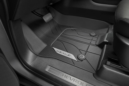 2021-2025 Chevy Suburban Front 2nd & 3rd Row All Weather Floor Liners Black OEM - Picture 2 of 6