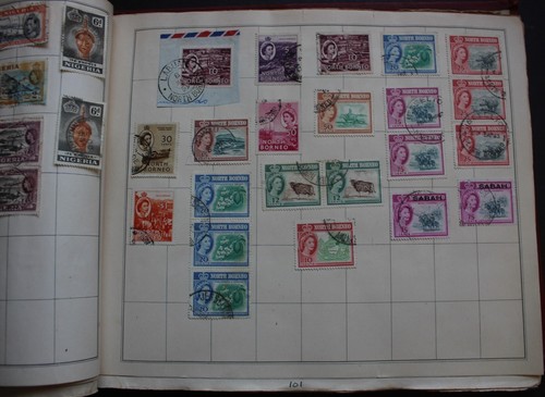 BONITO ÁLBUM DE ESTAMPILLAS VINTAGE NORVIC CON ESTAMPILLAS MUNDIALES USADAS PRINCIPIOS DE 1900 - 1960. - Imagen 13 de 24