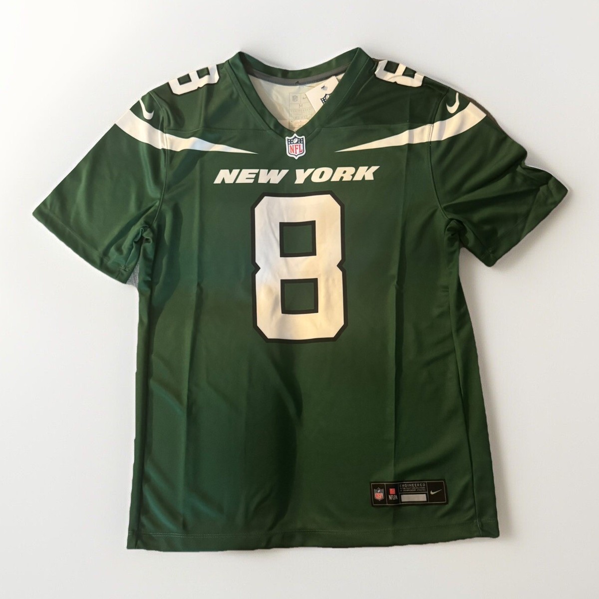 【US限定】NIKE NFL New York Jets Aaron Rodgers Game Jersey Aaron Rodgers New York Jets Men Nike NFL Game Football