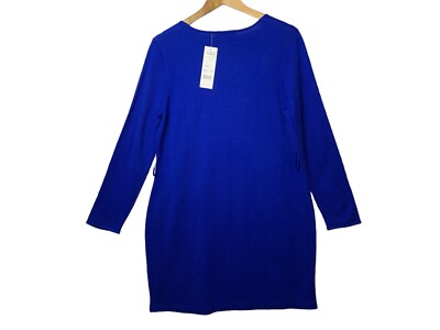 royal blue sweater dress FOR BEAUTY Summer Y2K Women's Sweater Dress Royal Blue Sleeveless Fitted Mini Dress With Tassel Trim, Beach Vacation Party Date Holiday Outfit