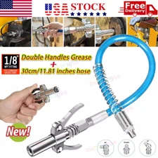 High Pressure Grease Gun Coupler Quick Release Lock Oil Nozzle Tip Fit 1/8" NPT