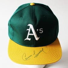 Carney Lansford Signed Hat A's - COA JSA