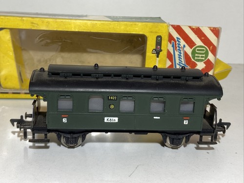 DT-27 (2) Alter Fleischmann Modellbau Wagen H0 1:87 OVP 1402 Köln 2. Klasse | Zustand: Gebraucht