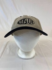 Maui Baseball Cap Snapback Hat Gray Travel Souvenir Tropical Hawaiian Headwear