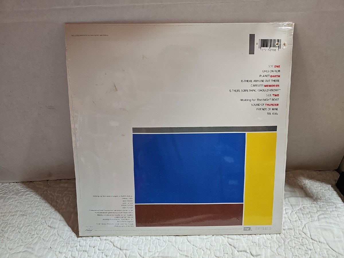 Duran Duran Self Titled LP Capital Records 1983 ST-12158 VG for