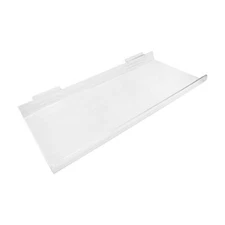 Lucite Clear Acrylic Slatwall Slant Shelf Retail Display Fixture