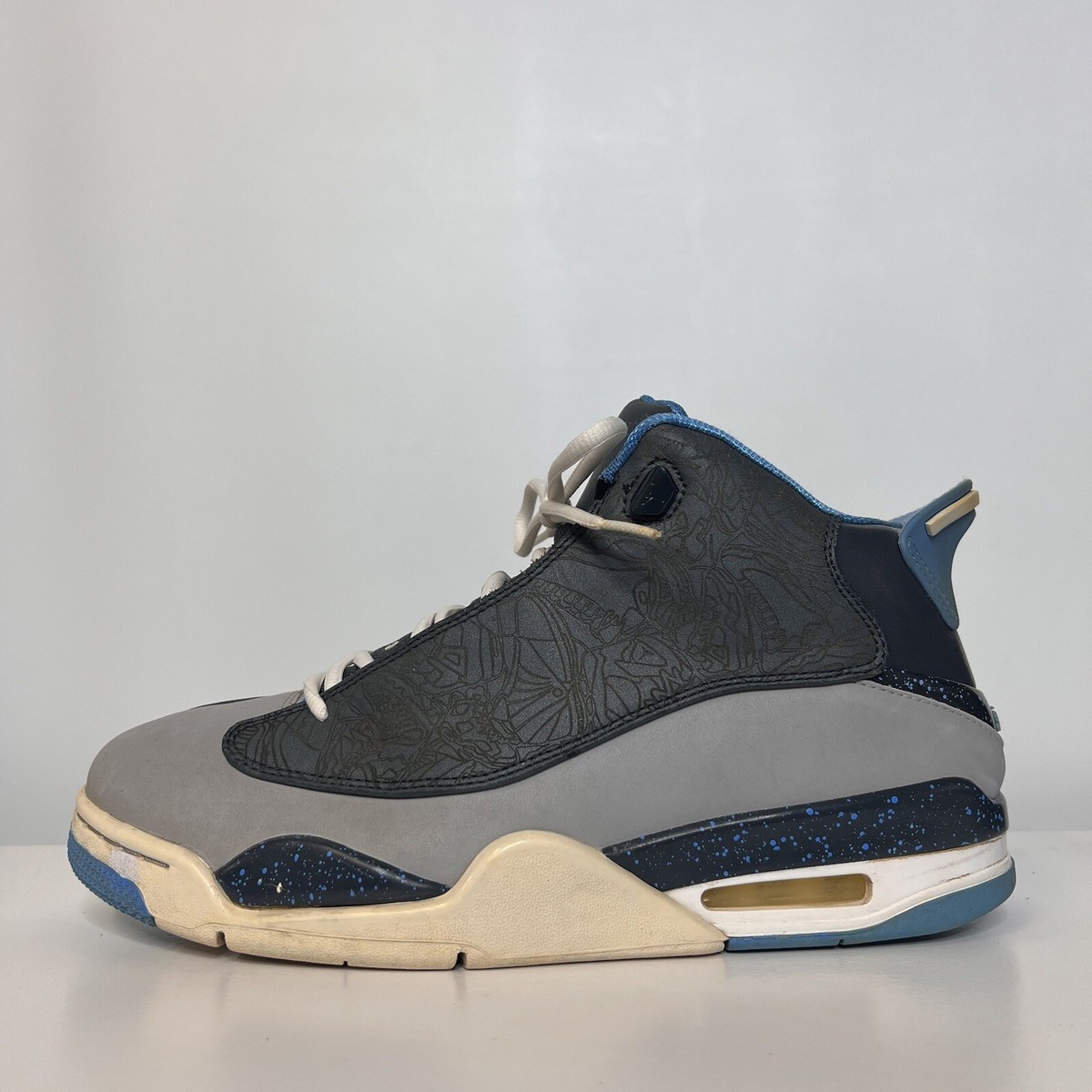 Nike Air Jordan Dub Zero 311046-007 University Blue Sneakers Shoes Mens Sz 