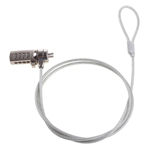 Laptop Security Cable 4 Digit Password Security Lock Anti-theft Chain for Latch