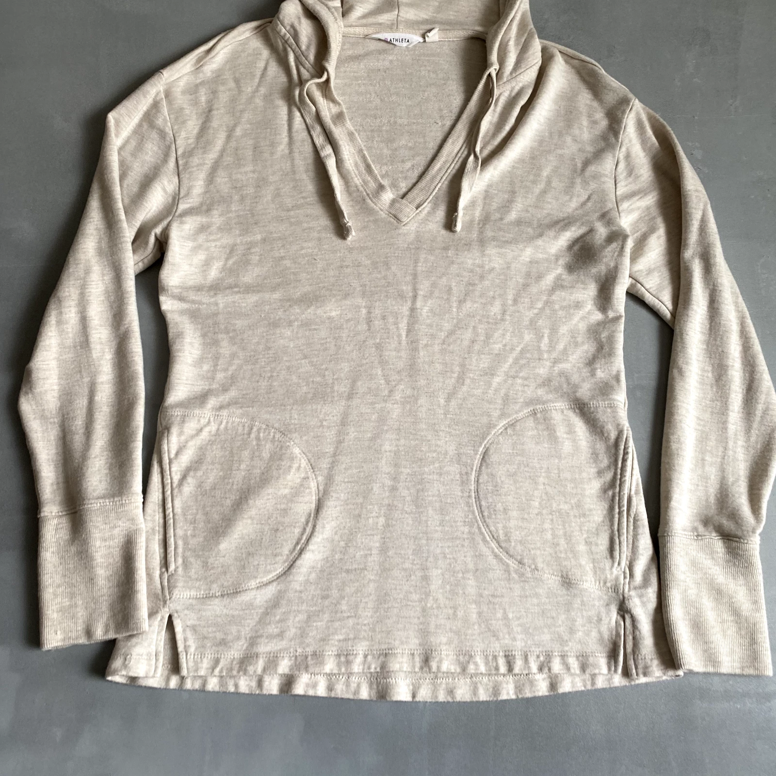 athleta hooie soft cozy pullover pockets long sleeve beach shirt