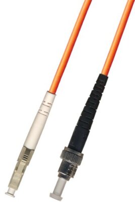 10M Multimode Simplex Fiber Optic Cable (50/125) LC-ST