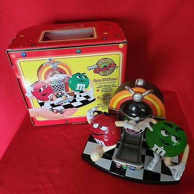 その他 M&M's Rockin' Cafe Dispenser M & M Rockin Cafe Roll Candy Dispenser First Limited Edition