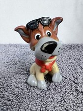 1988 Vintage Disney Oliver & Company Dodger Dog Preowned Rubber Figure Toy