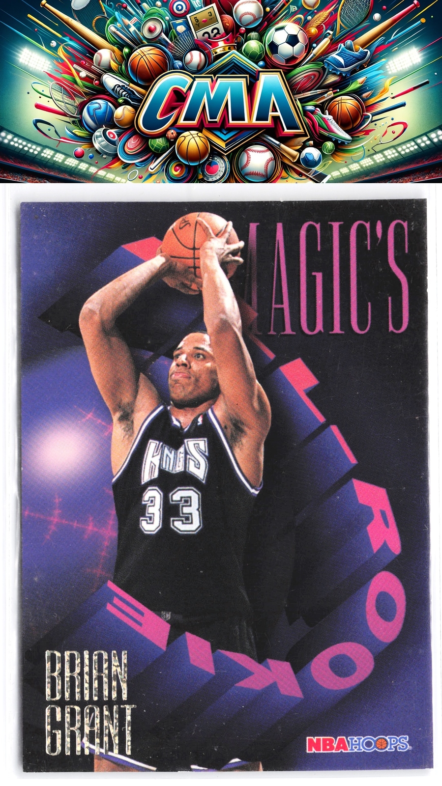 1994-95 Hoops #AR-7 Brian Grant Magic's All-Rookies