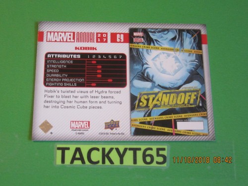 Marvel Annual 2017 tarjeta(s) base única(s) nueva(es) que eliges - Imagen 150 de 212