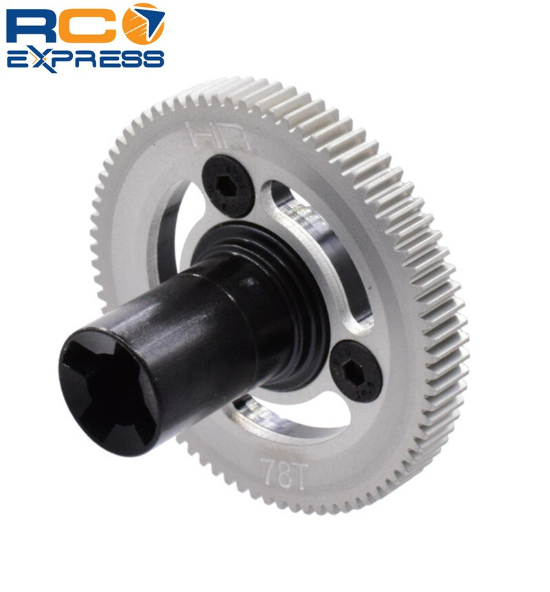 Hot Racing HPI E10 Aluminum 48p 78t Speed Tuned Spur Gear w/ Adapter HET278T