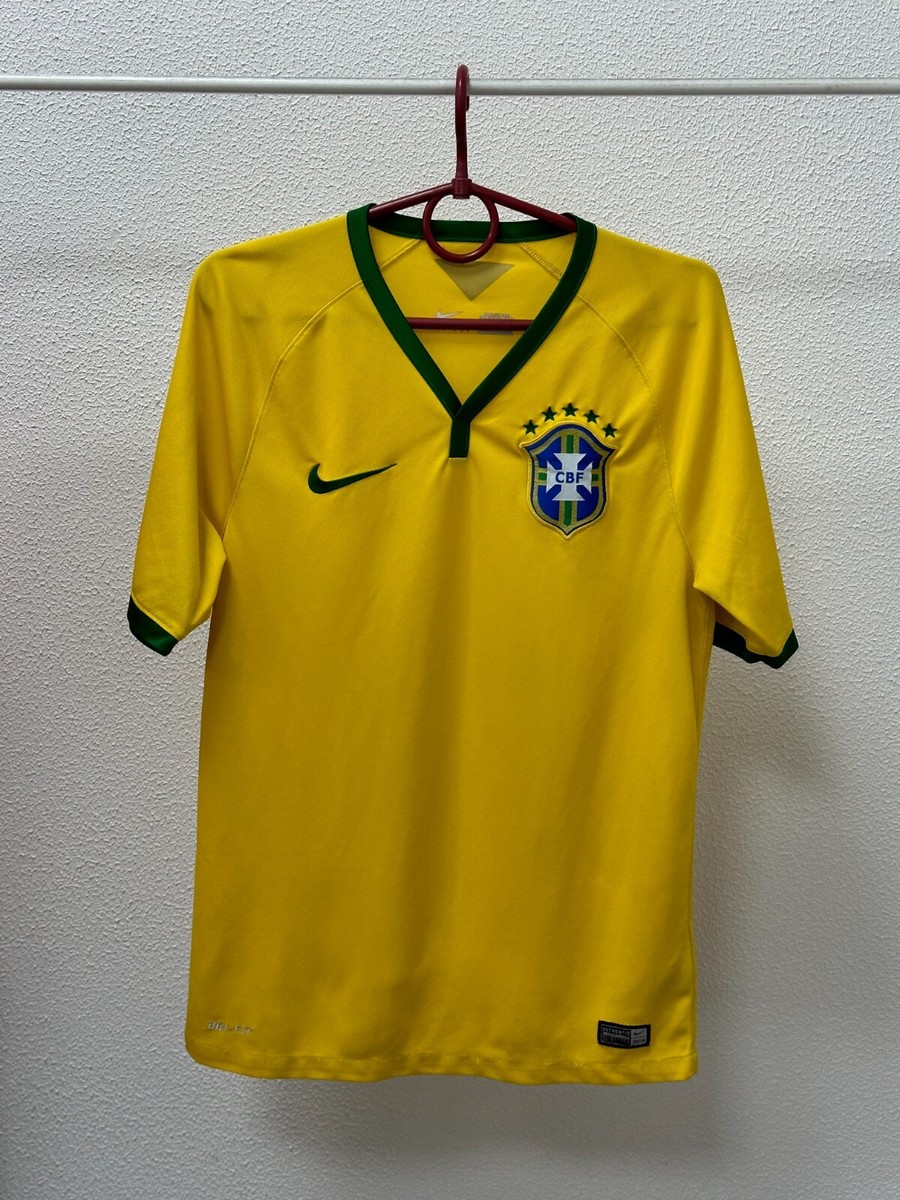 Brazil 2013-2014 Home Football Jersey Nike Shirt size S | eBay