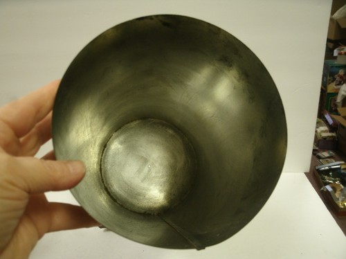 Round Pillar Candle Mold 6" x 12 1/2" - Metal - wick hole - Picture 5 of 7