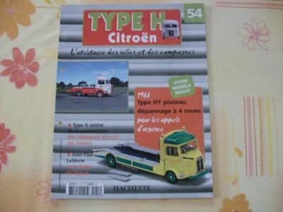 Citroën type HY de 1966 - plateau 4 roues dépannage - HY jaune, vert e – Bernard Miniatures